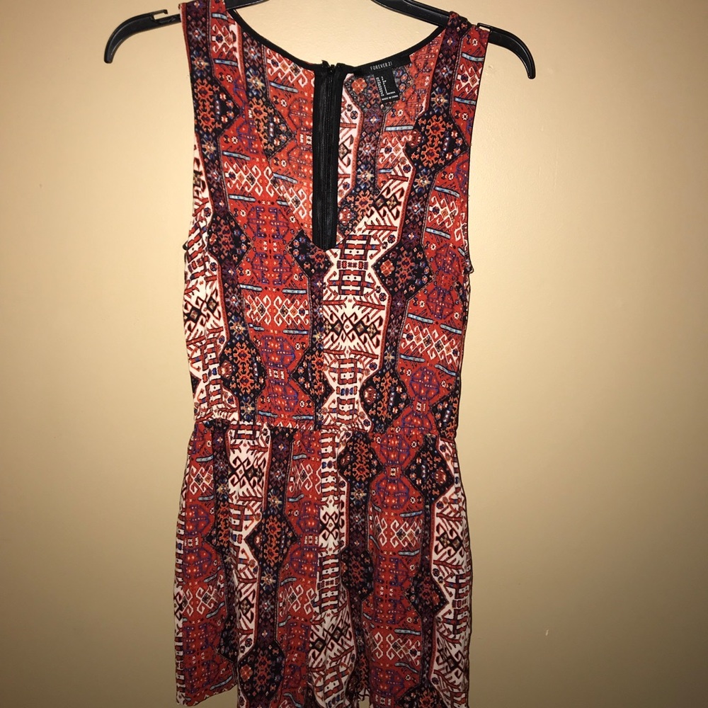 tribal print romper worn once